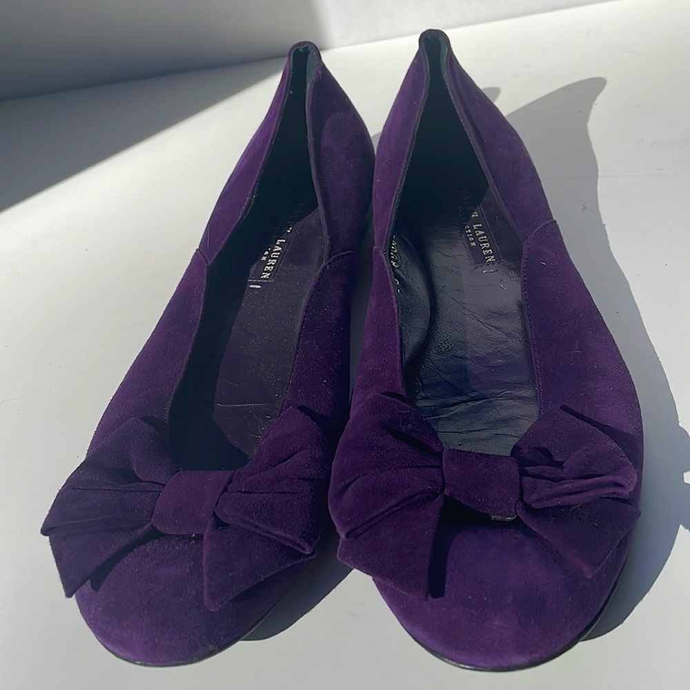 Ralph Lauren collection purple label ballet flats purple size 8